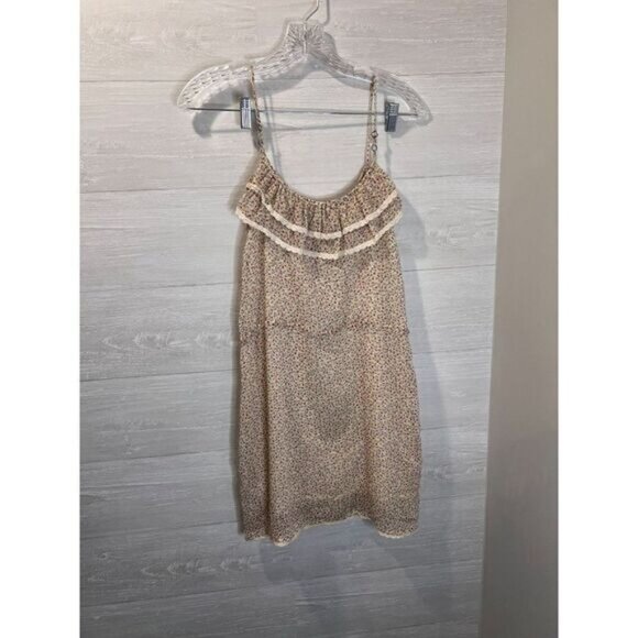 LAMade Spaghetti Strap Ruffle Tie Waist Floral Summer Mini‎ Dress - Picture 4 of 7